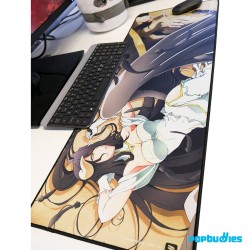 Overlord tapis de souris Albedo & Ainz XXL