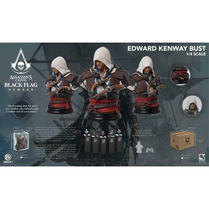 Assassin´s Creed Bust 1/4 Edward