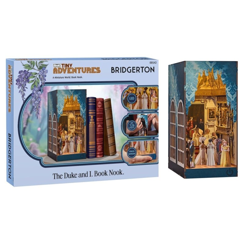 Bridgerton Tiny Adventures book nook mini-diorama The Duke and I 18 cm