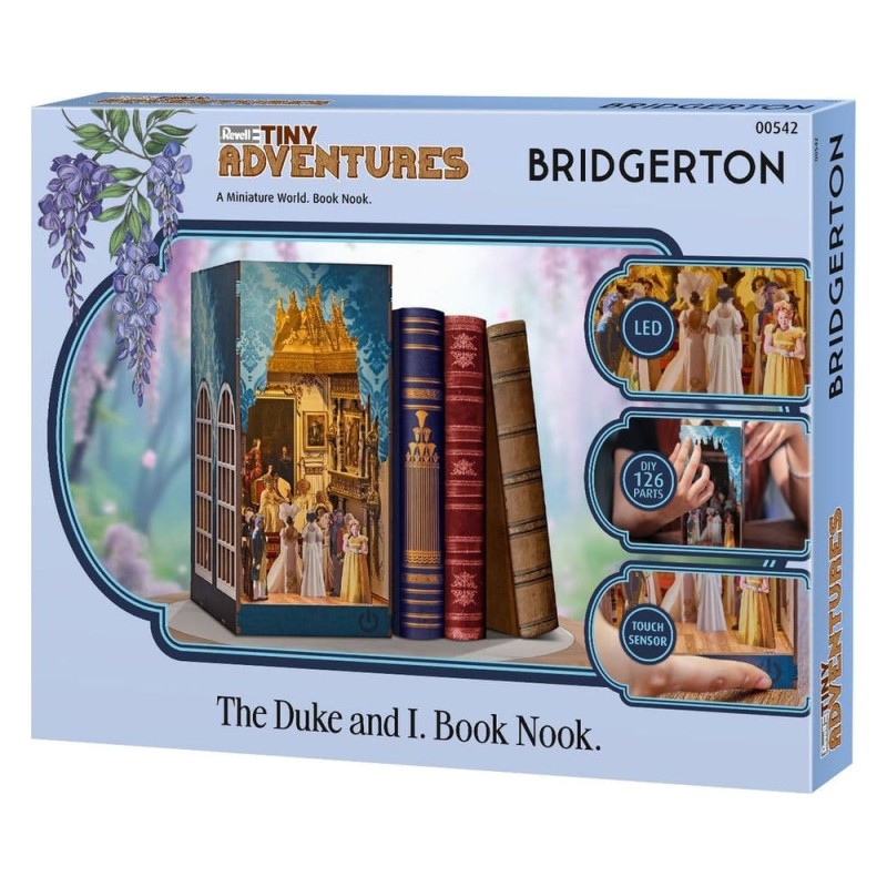 Bridgerton Tiny Adventures book nook mini-diorama The Duke and I 18 cm