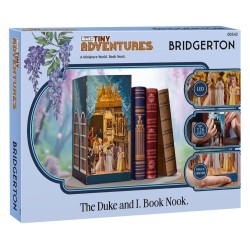Bridgerton Tiny Adventures book nook mini-diorama The Duke and I 18 cm
