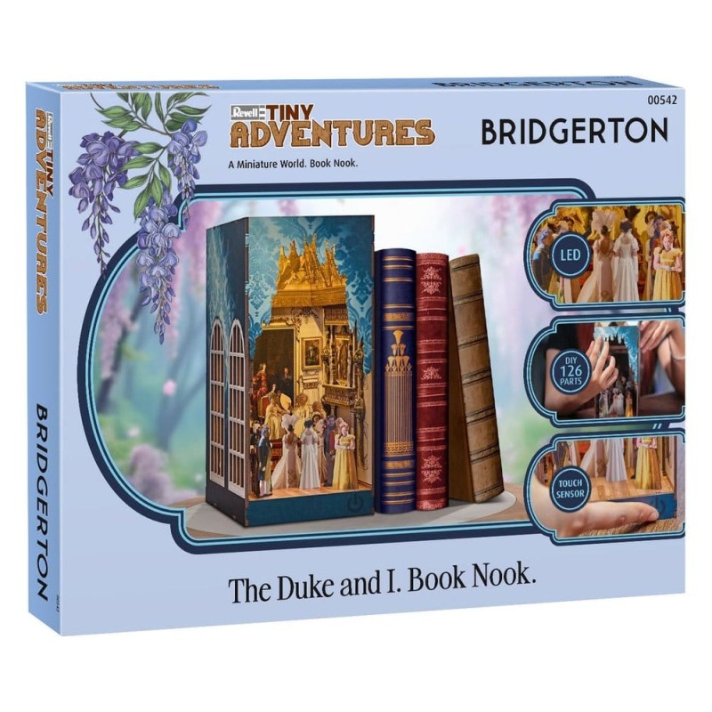 Bridgerton Tiny Adventures book nook mini-diorama The Duke and I 18 cm