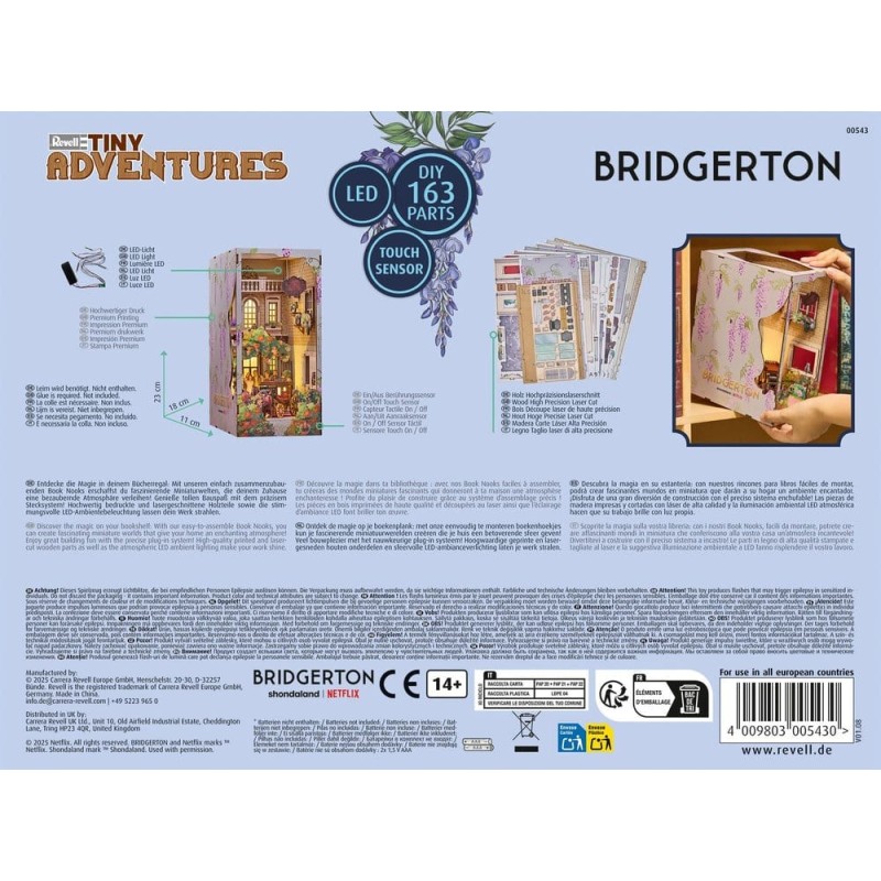 Bridgerton Tiny Adventures book nook mini-diorama Into the Light 18 cm