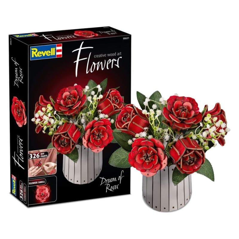 Revell Flowers Wooden Flowers Dream of Roses 22 cm