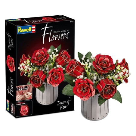 Revell Flowers Wooden Flowers Dream of Roses 22 cm