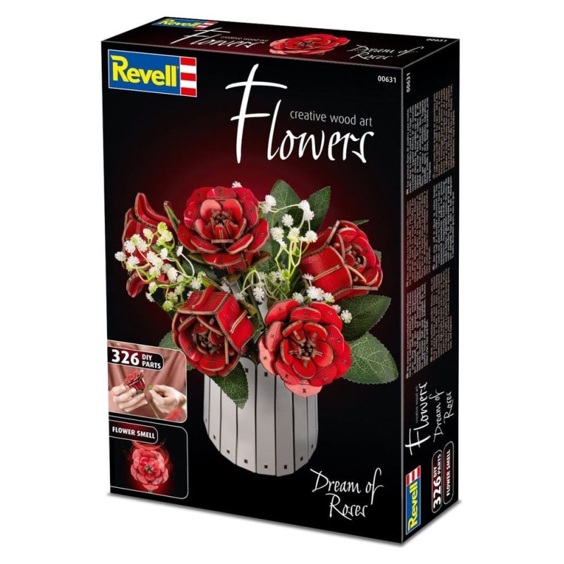 Revell Flowers fleurs en bois Dream of Roses 22 cm