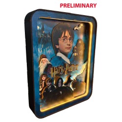 Harry Potter Tiny Adventures cadre mural Harry Potter à l'école des sorciers