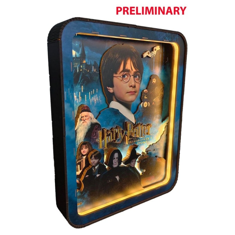Harry Potter Tiny Adventures cadre mural Harry Potter à l'école des sorciers
