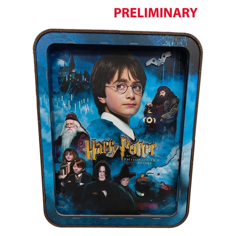 Harry Potter Tiny Adventures cadre mural Harry Potter à l'école des sorciers