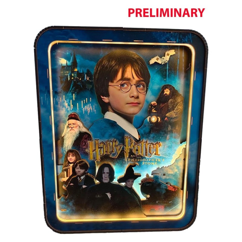 Harry Potter Tiny Adventures cadre mural Harry Potter à l'école des sorciers