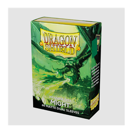 Dragon Shield Japanese size Dual Matte Sleeves - Might (60 Sleeves) | 5706569151584