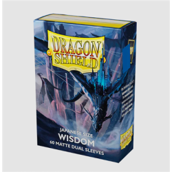 Dragon Shield Japanese size Matte Sleeves - Wisdom (60 Sleeves)