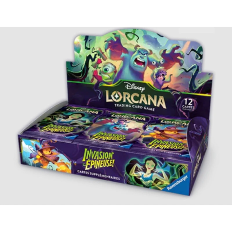 Disney Lorcana - Invasion Epineuse ! (Chapitre 13) - Boite de Boosters (24 packs) - FR