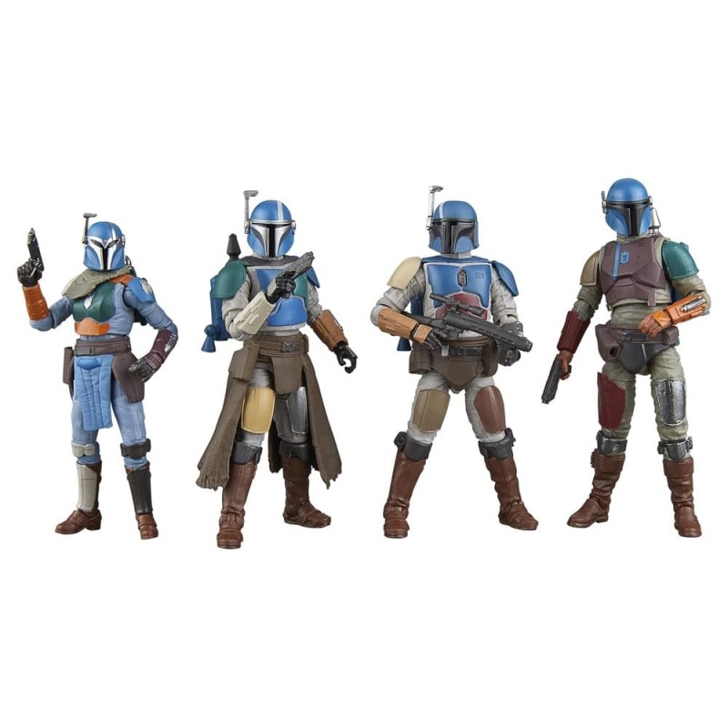 Star Wars The Mandalorian Vintage Collection pack 4 figurines Mandalorian Shriek-Hawk 10 cm