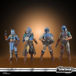 Star Wars The Mandalorian Vintage Collection pack 4 figurines Mandalorian Shriek-Hawk 10 cm