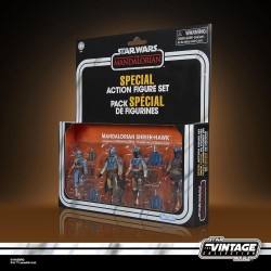 Star Wars The Mandalorian Vintage Collection pack 4 figurines Mandalorian Shriek-Hawk 10 cm