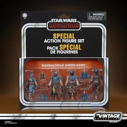 Star Wars The Mandalorian Vintage Collection pack 4 figurines Mandalorian Shriek-Hawk 10 cm