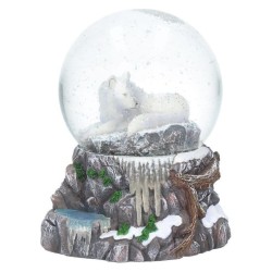 Lisa Parker boule à neige Guardian of the North 11 cm