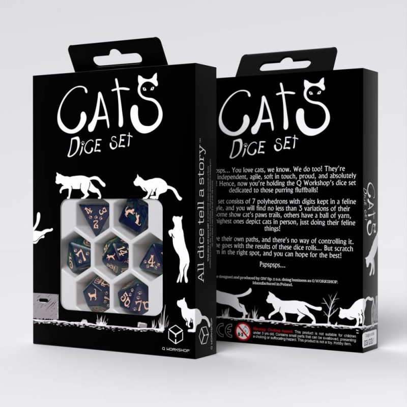 CATS Set de 7 Dés Mittens