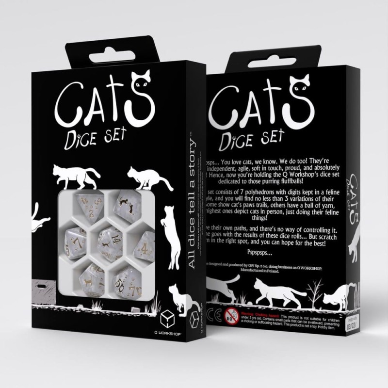 CATS Set de 7 Dés Purrl