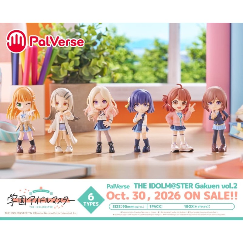 The Idolmaster Blind Box présentoir figurines mini PalVerse vol.2 (6)