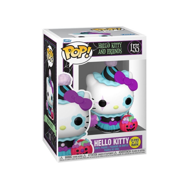 Sanrio POP! Animation Vinyl Figures : Hello Kitty- HK Spooky with Chase 9 cm Assortment (6)