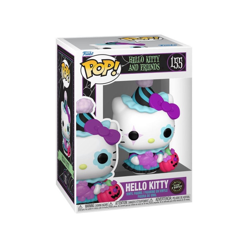 Sanrio POP! Animation Vinyl Figures : Hello Kitty- HK Spooky with Chase 9 cm Assortment (6)
