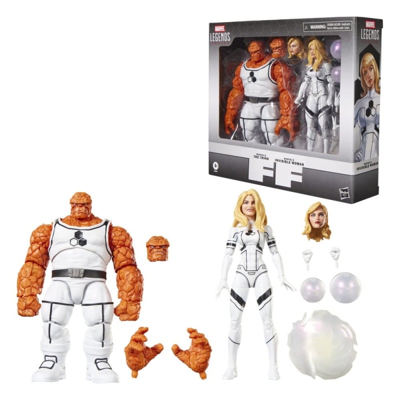 Future Foundation Marvel Legends pack 2 figurines The Thing & Invisible Woman 15 cm