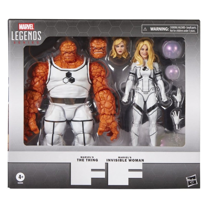 Future Foundation Marvel Legends pack 2 figurines The Thing & Invisible Woman 15 cm