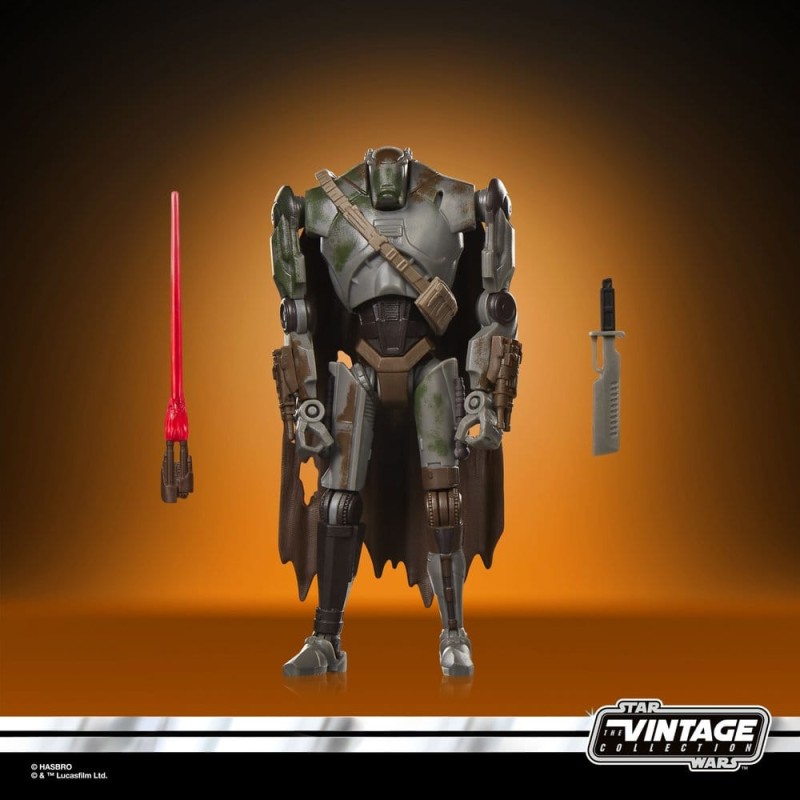 Star Wars : Le Mandalorien et Grogu Vintage Collection figurine Mercenary Droid 10 cm