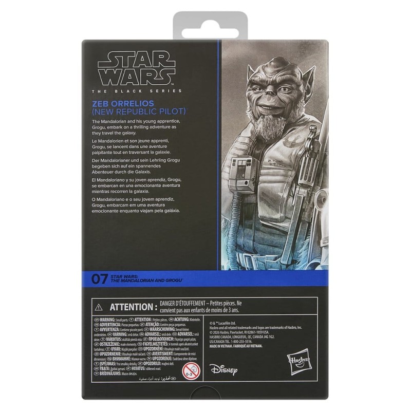 Star Wars : Le Mandalorien et Grogu Black Series figurine Garazeb “Zeb” Orrelios 15 cm