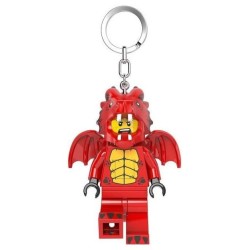 Lego figurines mini Porte-clés Homme en Costume de Dragon