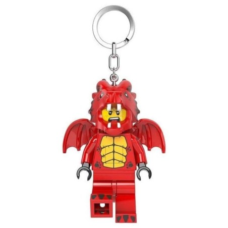 Lego figurines mini Porte-clés Homme en Costume de Dragon
