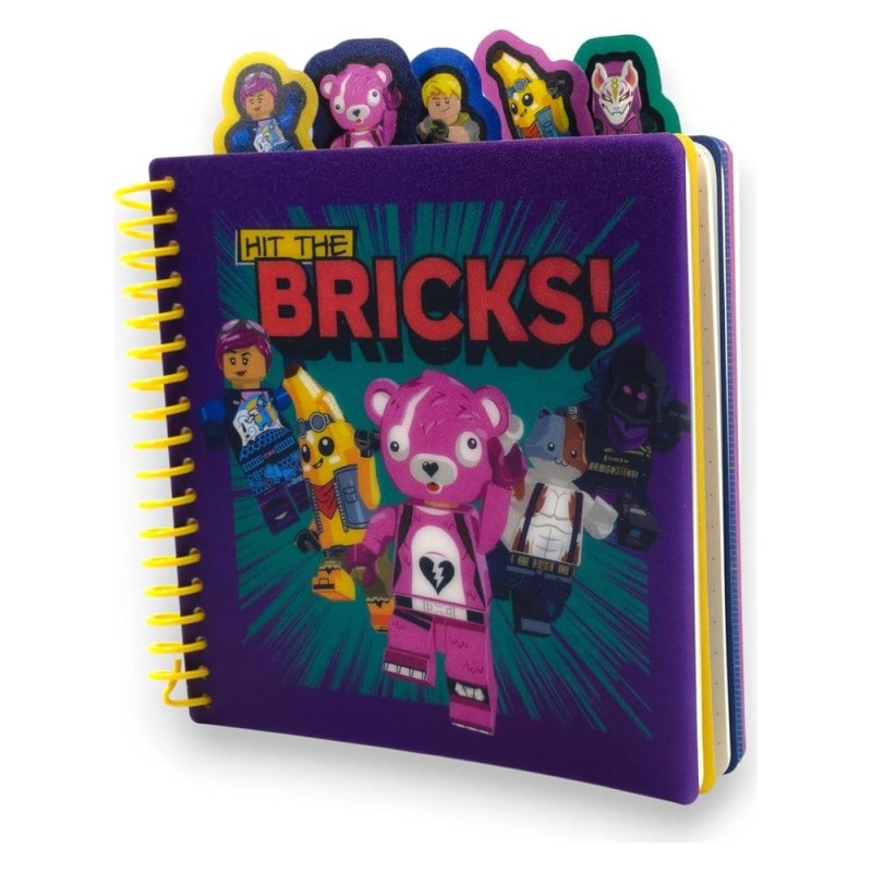 Lego Fortnite Carnet avec Onglets