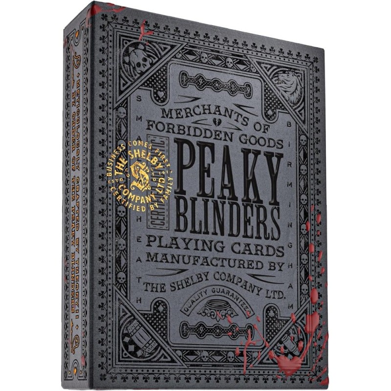 Peaky Blinders jeu de cartes à jouer Forged In Smoke and Blood
