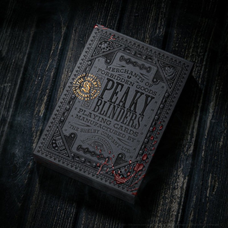 Peaky Blinders jeu de cartes à jouer Forged In Smoke and Blood