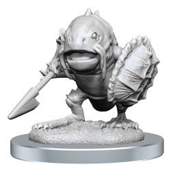 WizKids - D&D Nolzur's Marvelous - Miniature to Paint - Locathah & Seal | 634482904183