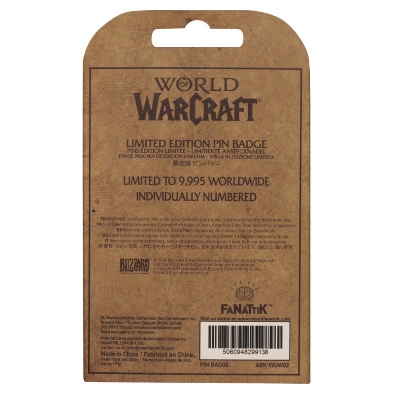 World of Warcraft Pin Pepe Limited Edition