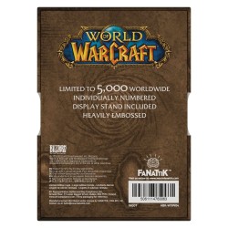 World of Warcraft Ingot Cover Limited Edition