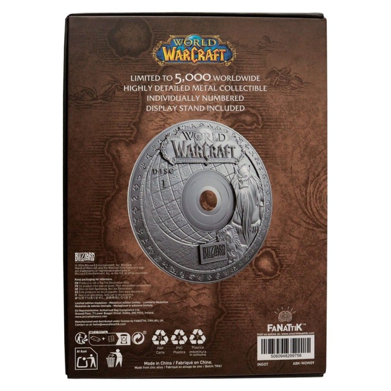 World of Warcraft Replica CD-ROM Limited Edition 11 cm