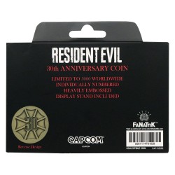 Resident Evil Collectable Coin 30th Anniversary Antique Brass