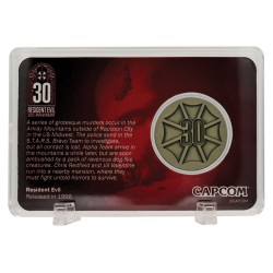 Resident Evil Collectable Coin 30th Anniversary Antique Brass