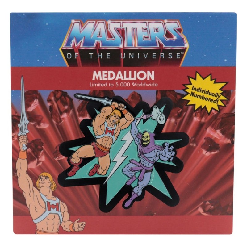 Masters of the Universe médaillon He-Man vs Skeletor Limited Edition