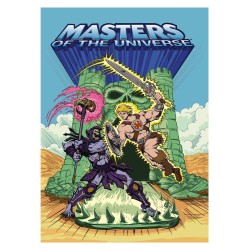 Masters of the Universe lithographie He-Man & Skeletor Limited Edition 42 x 30 cm