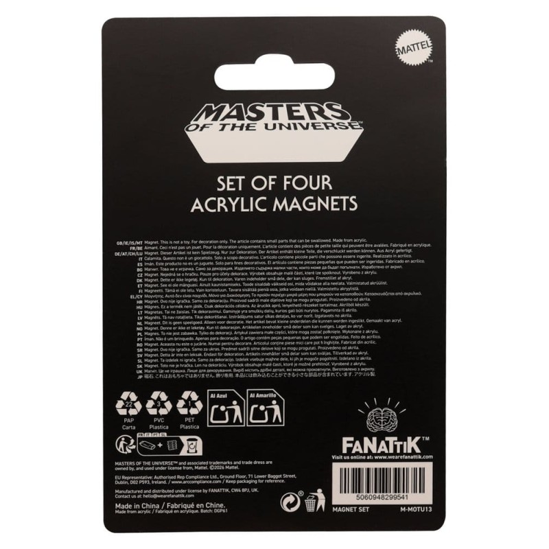 Masters of the Universe pack 4 aimants