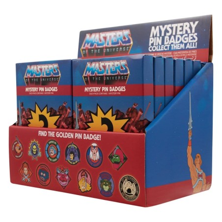 Masters of the Universe Mystery Pin Badges Blind Box Display (12)