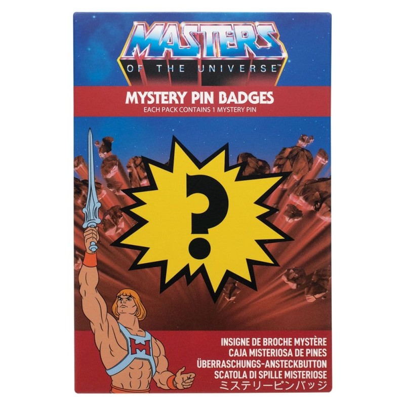 Masters of the Universe Mystery Pin Badges Blind Box Display (12)