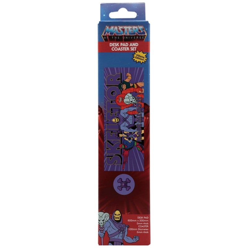 Masters of the Universe Desk Pad & Coaster Set Villains