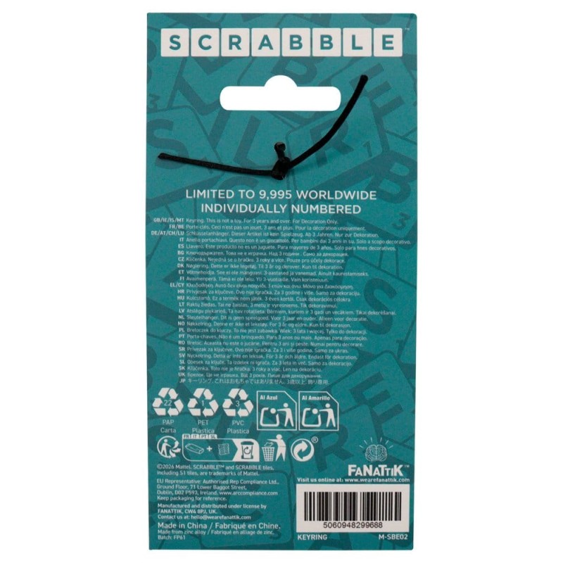 Scrabble Porte-clés Keys Limited Edition