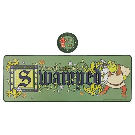 Shrek set sous-mains revêtu & sous-verre